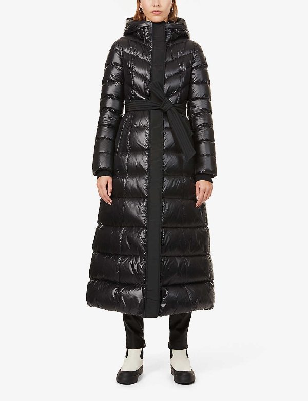 Calina quilted shell-down coat