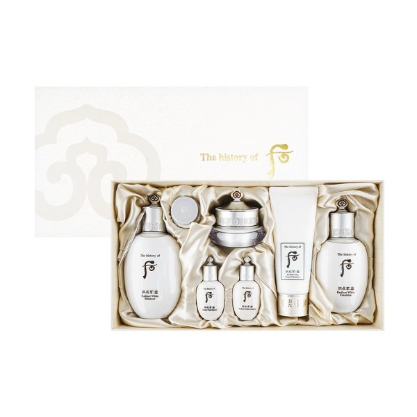 拱辰享:雪玉凝系列礼盒 水乳洁面7件套 淡斑美白 3件正装+4赠品
