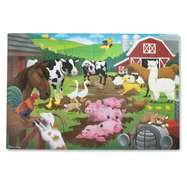 Melissa & Doug Farm Floor Puzzle - 36 Pieces