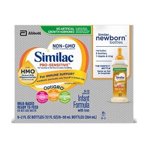 Similac Pro-Sensitive 非转基因婴儿液体奶，48瓶$29