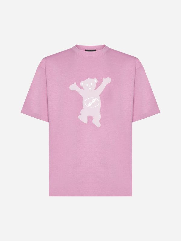 Teddy logo print cotton t-shirt