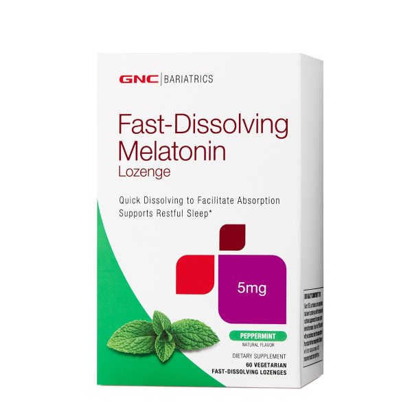 Fast-Dissolving Melatonin Lozenge - Peppermint