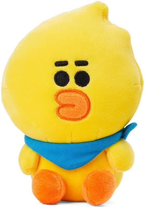 FRIENDS Sally Friends Collection Louie Character Plush Stuffed Animal Cute Toy Figure, 6.7 Inches, Yellow/Blue