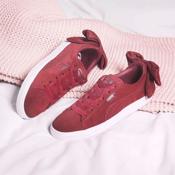 Suede Bow Women’s Sneakers