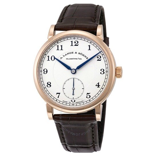 A Lange and Sohne 1815 Silver Dial 18kt Rose Gold Men's Watch 235.032