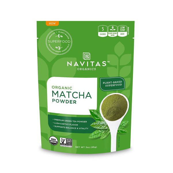 Navitas Organics Matcha Powder, 3 oz. Bag