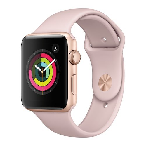 Apple Watch 3智能手表，粉色38mm