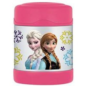 Thermos 10 Ounce Funtainer Food Jar, Frozen Pink