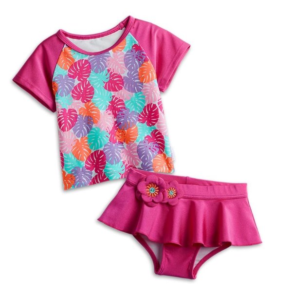 Paradise Palms Swimsuit for Little Girls