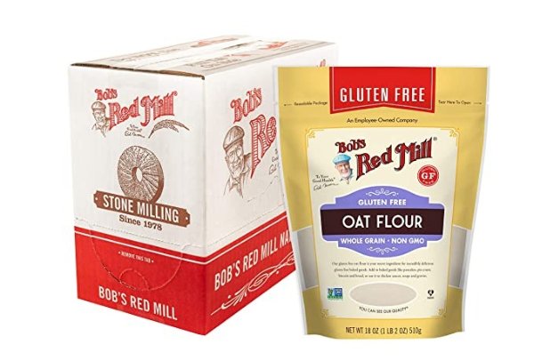 Gluten Free Oat Flour, 18-ounce (Pack of 4)