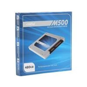 Crucial M500 480GB SATA 2.5" 7mm (with 9.5mm adapter) Internal Solid State Drive CT480M500SSD1