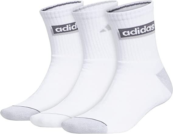 Mens Sport Linear High Quarter Socks (3-pair)