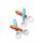 Baby Spoon and Fork - Orange/Turquoise, 4-Count