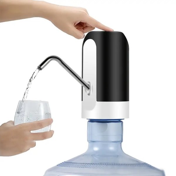 Water Pump For 2 5 Gallon Bottle Usb Charging Automatic Water Dispenser Portable Electric Drinking Water Jug Pump For Home Kitchen Living Room Office Camping - Appliances - Temu