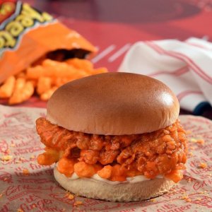 KFC Orange Cheetos Chicken Sandwich launch at July 1st