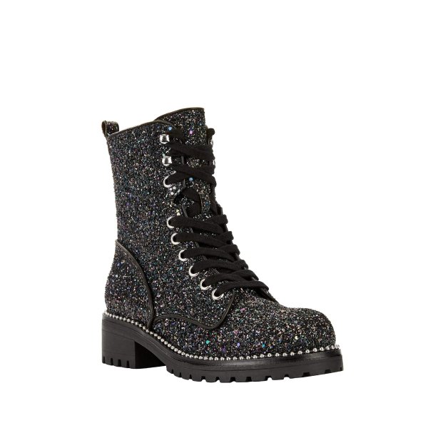 Glitter Lace Up Boot (Women's)