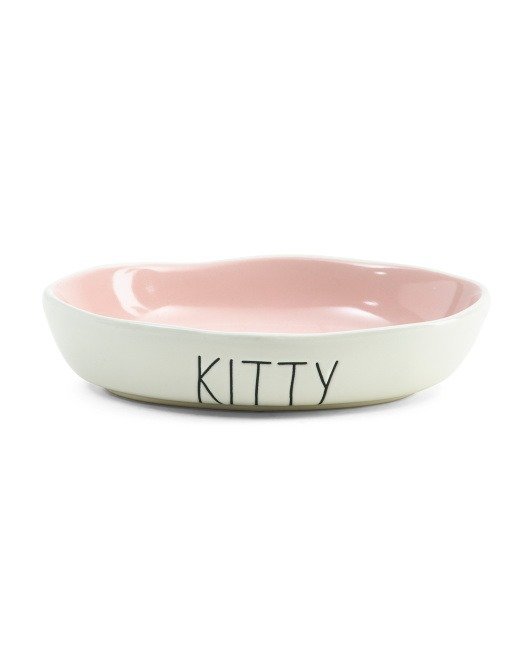 6in Oval Kitty Cat Bowl