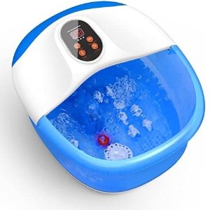 caresvas Foot Spa Bath with 14 Massage Rollers