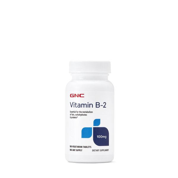 Vitamin B-2 100 mg - 100 Vegetarian Tablets ||
