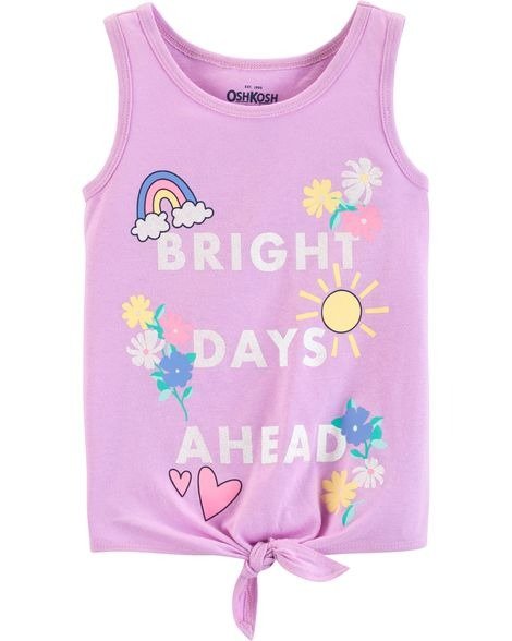 Bright Days Ahead Tie-Front Tank