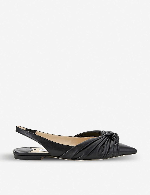 Annabell patent leather slingback flats