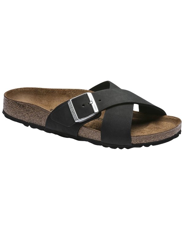 Siena Narrow Leather Sandal / Gilt