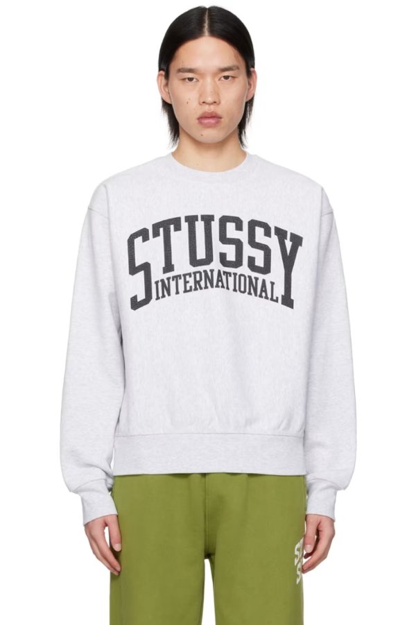 Gray 'International' Sweatshirt