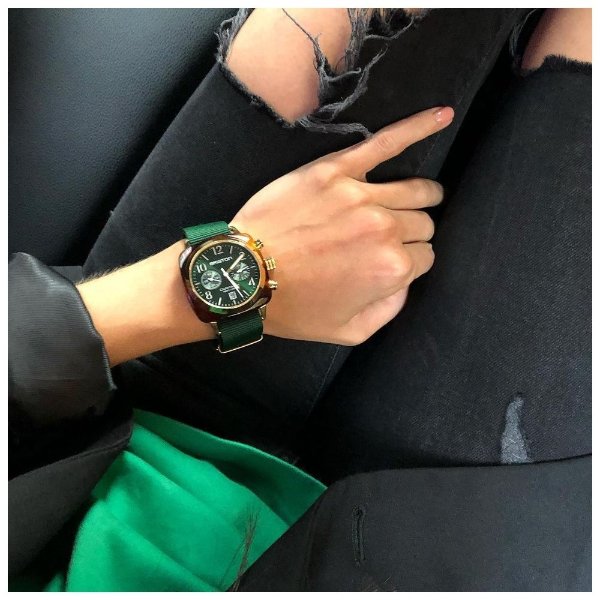 绿盘腕表