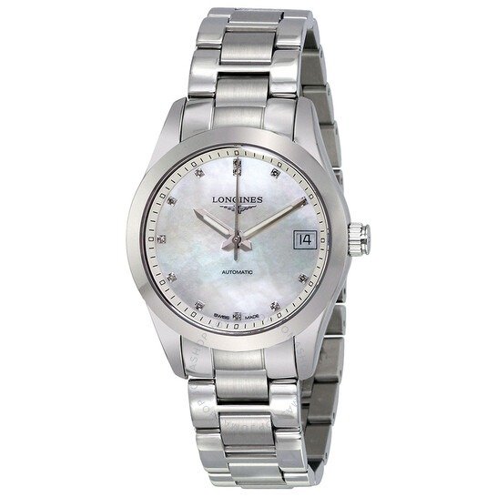 Conquest Classic Automatic Mother of Pearl Dial Ladies Watch L23854876