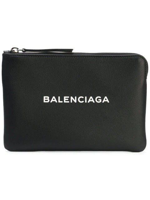 Balenciagalogo clutch bag