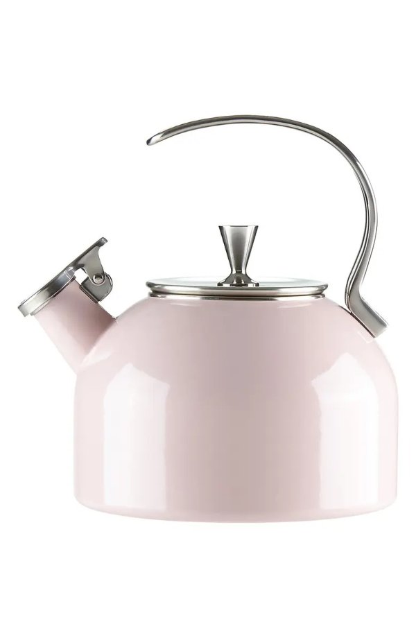 blush tea kettle