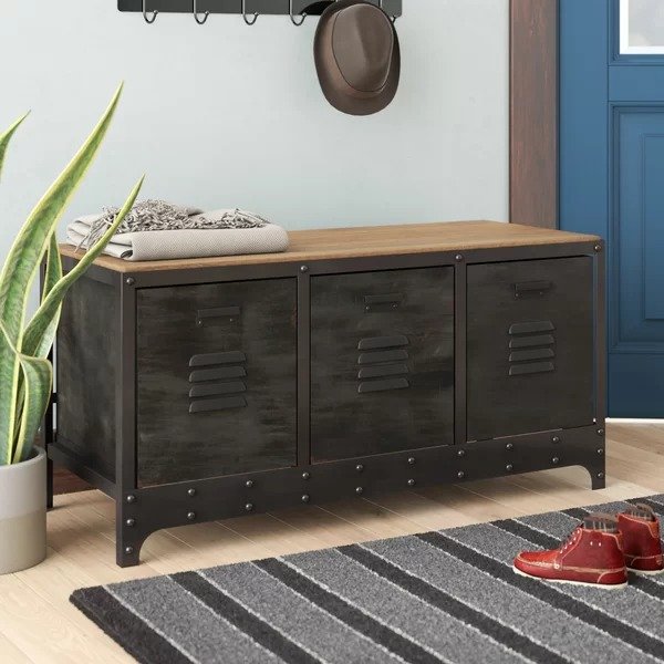 Merwin Metal Storage BenchMerwin Metal Storage BenchProduct OverviewRatings & ReviewsCustomer PhotosQuestions & AnswersShipping & ReturnsMore to Explore