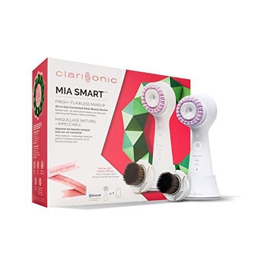 Mia Smart Facial Cleansing and Makeup Brush Gift Set | For Clean Skin & Flawless Makeup Blending