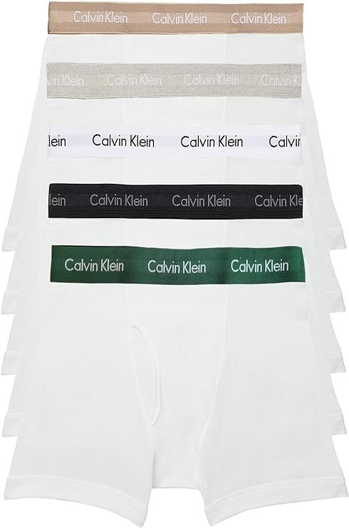 mens Cotton Classics 5-Pack Boxer Brief