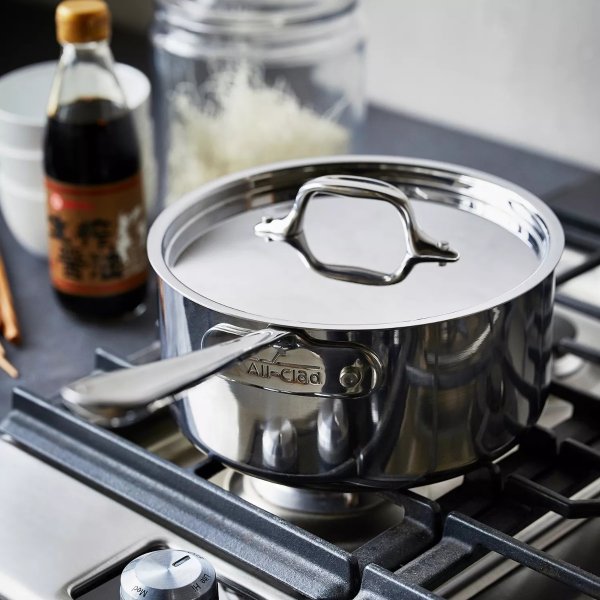 D3 Stainless Steel Saucepan with Lid