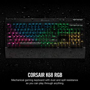 CORSAIR K68 Cherry MX红轴 RGB 机械键盘