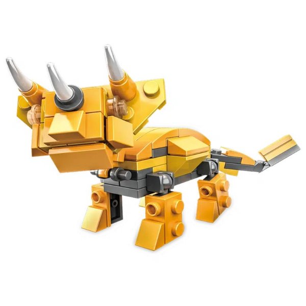 Mecha Triceratops Building Blocks Building Set 3in1 Assembly Deformation Gift Game Fan Party Birthday Gifts Dinosaur Fig | Free Shipping, Free Returns | Temu