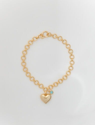 Gold heart necklace