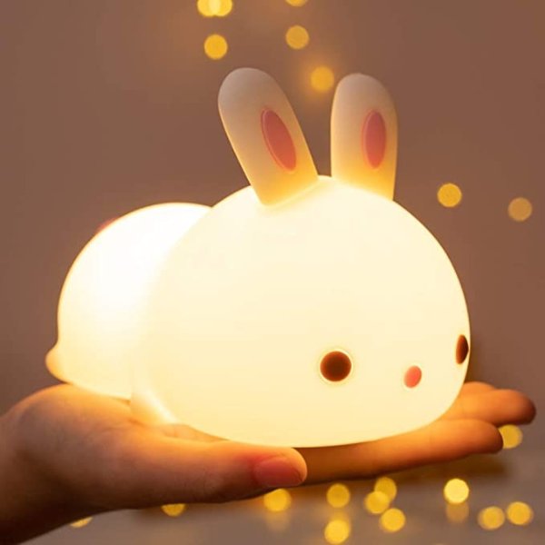 小兔变色硅胶灯