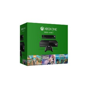 Xbox One 500GB+Kinect体感+3个游戏套装+1个自选游戏+价值$75礼卡