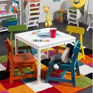 限今天：Lipper International 儿童木质桌椅套装