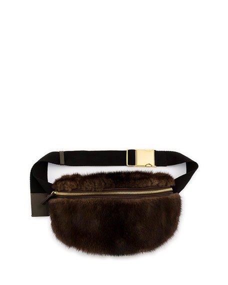 Mink Fur Belt Bag