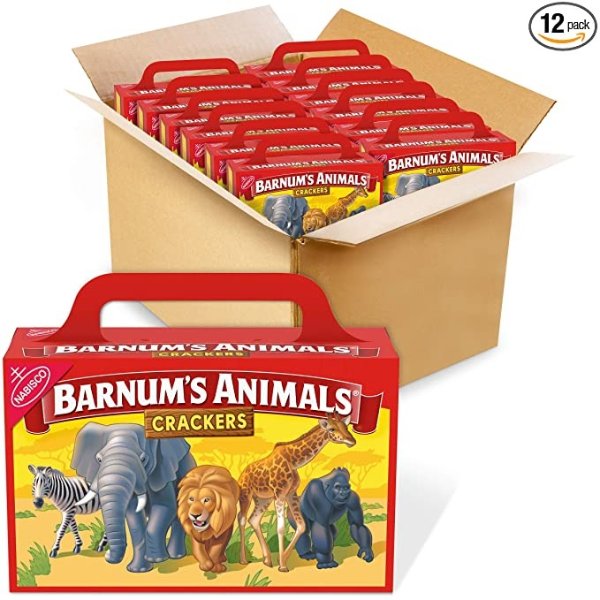 Barnum's 原味动物饼干 共12盒
