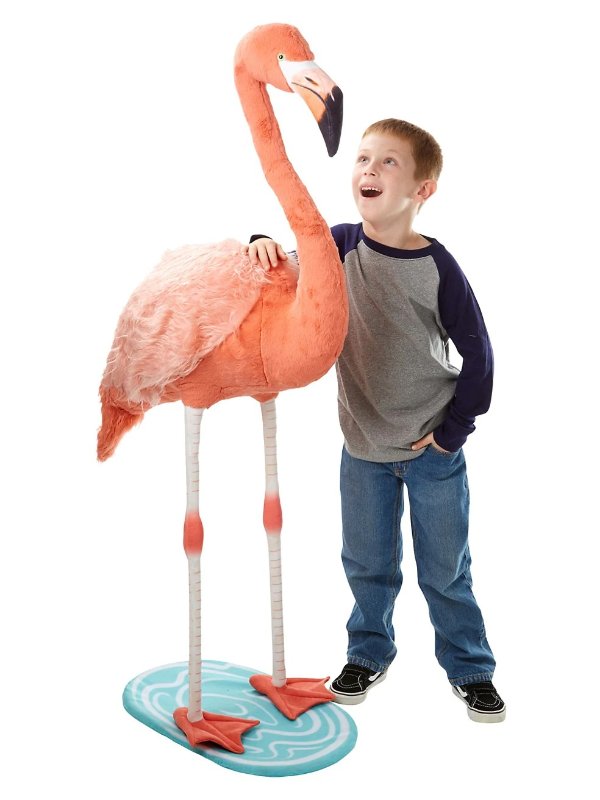 Jumbo Flamingo Plush Toy