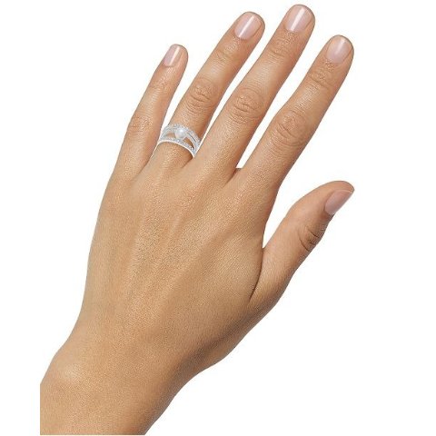 Charter ClubCrystal Imitation Pearl Ring, Created for Macy s