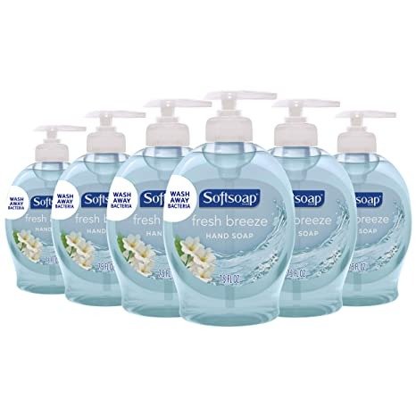 Liquid Hand Soap, Fresh Breeze - 7.5 Fl Oz (Pack of 6)