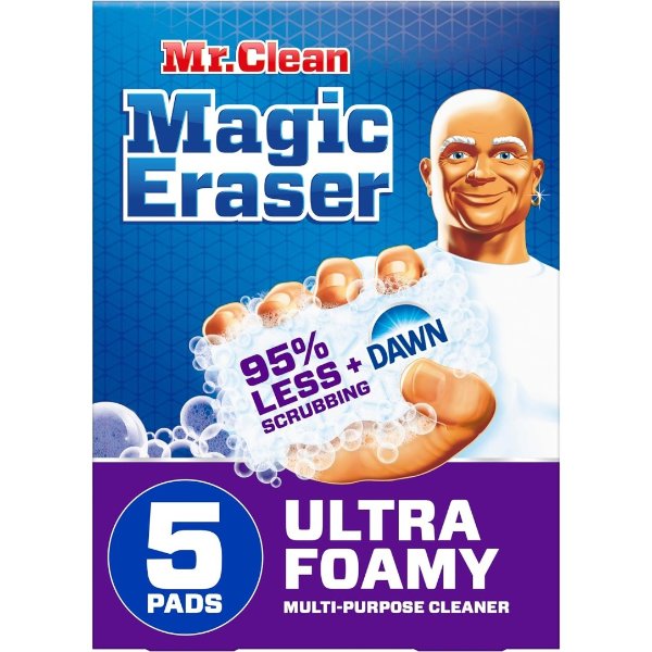 Magic Eraser Ultra Foamy Multi Purpose Cleaner 5ct