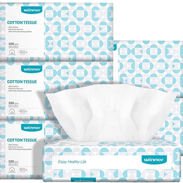 Soft Dry Wipes 600 Count