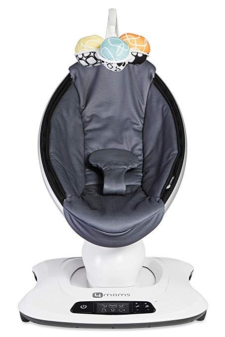 mamaRoo 4 Baby Swing, high-tech Baby Rocker, Bluetooth Enabled – Cool mesh Fabric with 5 Unique motions