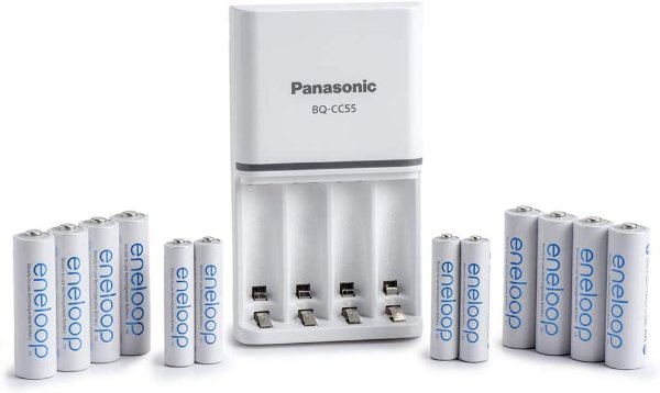 eneloop Power Pack 8AA+4AAA+Quick Charger